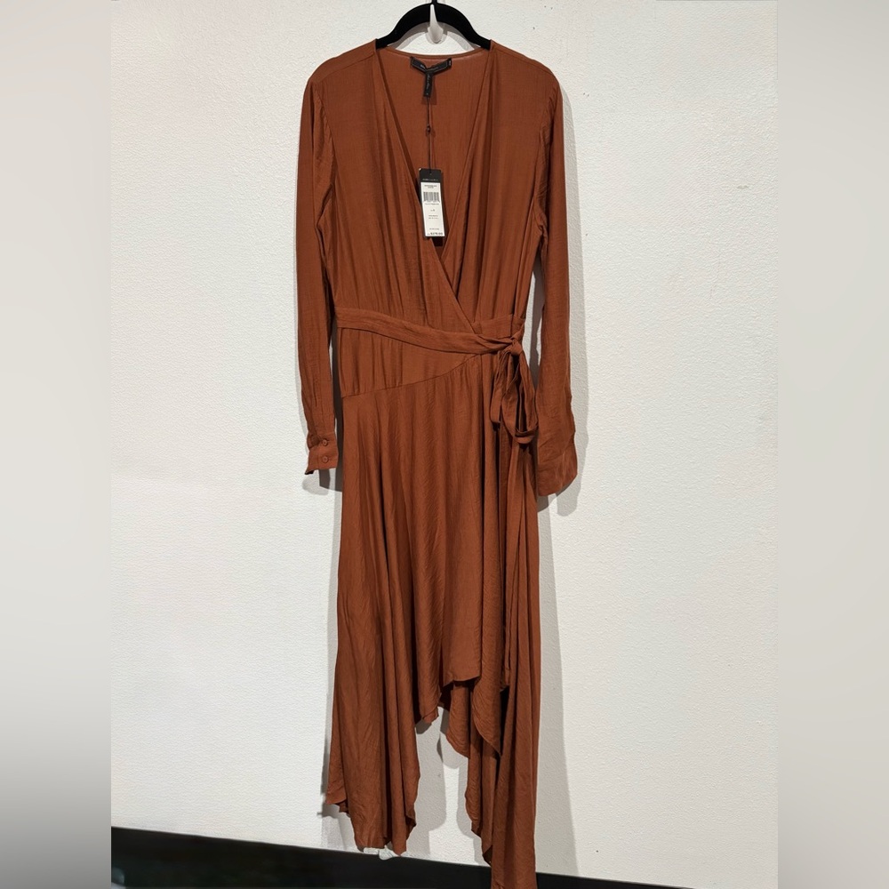 Womens Orange Dress